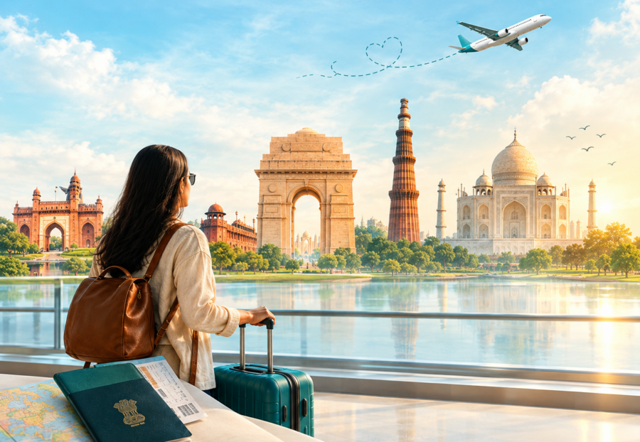 NRI traveler planning a dental treatment trip to Delhi, India — North Delhi Dental Clinic